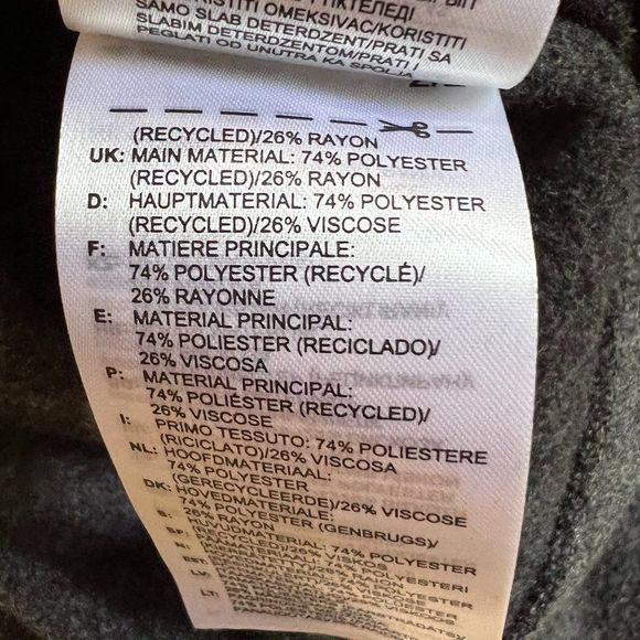 NWOT ADIDAS Heathered Fleece Crewneck Sweatshirt (XS)‎ - Picture 8 of 10